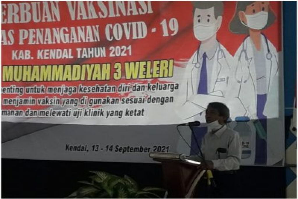 Targetkan Seribu Terdiri dari Siswa dan Guru, Satgas Penanggulanan Covid Kab. Kendal Lakukan Vaksina